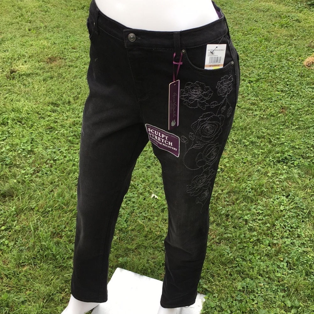 Amanda Jeans Lenox Wash Rosebead 14 P Avg NWT
